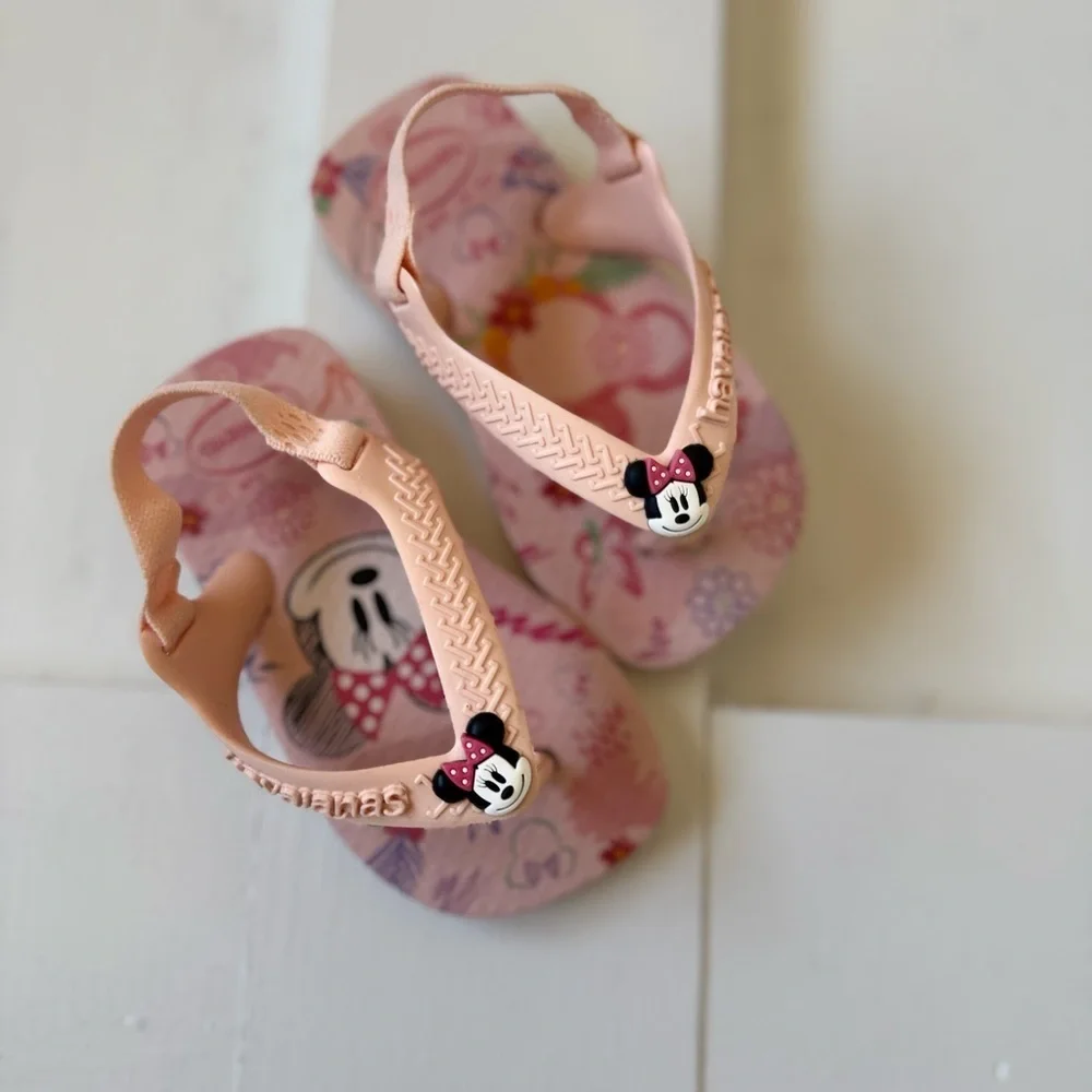 Disney Minnie Mouse Kids Flip Flops - Pink